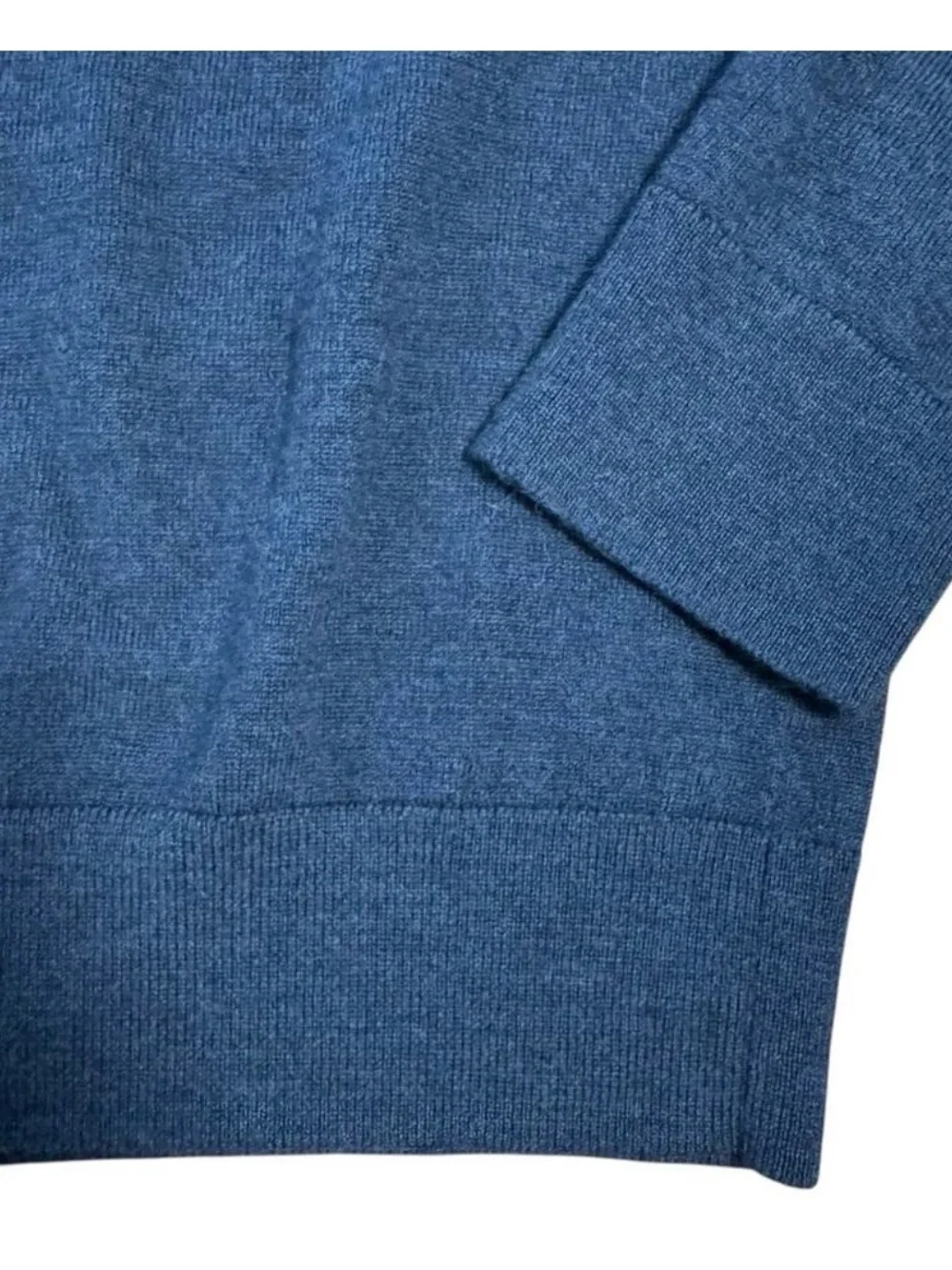 Banana Republic Deep Navy Half-Zip Mock Collar Sweater